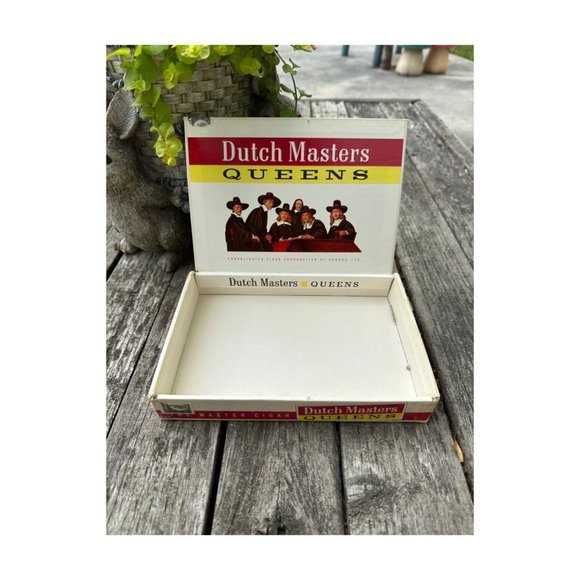 Vintage Dutch Masters QUEENS Cigar Box The Master Cigar 8.5x5.75" - Picture 4 of 7